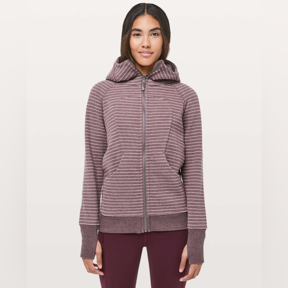Lululemon - Classic Cotton Fleece Scuba Hoodie - Size 8